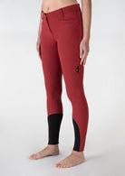 Equiline rijbroek dames knie grip Eqash Strass Rosso Scuro