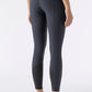 Equiline riding breeches knee grip Ash Navy