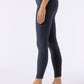 Equiline riding breeches knee grip Ash Navy