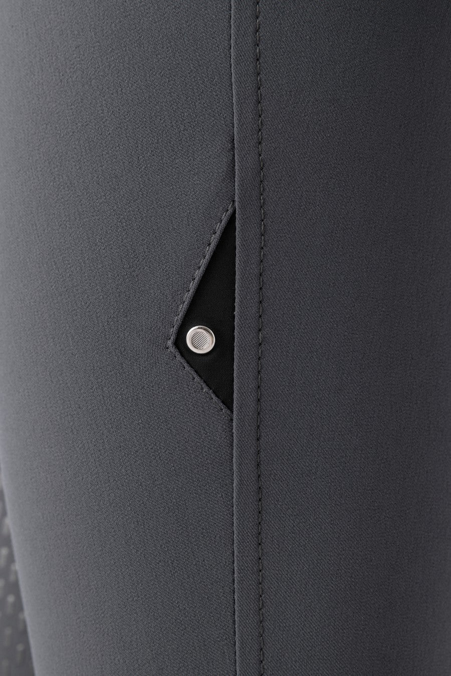 Equiline riding breeches knee grip Ash Grey