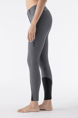 Equiline riding breeches knee grip Ash Grey