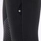 Equiline riding breeches knee grip Ash Black