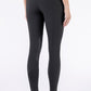 Equiline riding breeches knee grip Ash Black