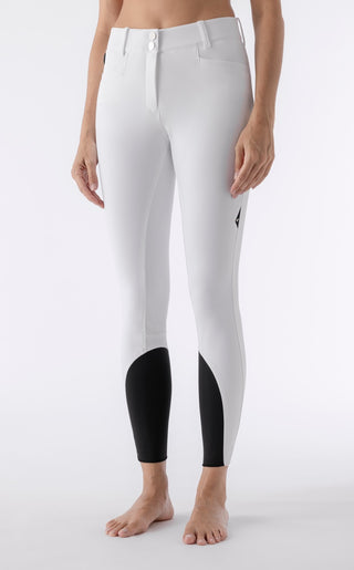 Equiline riding breeches ladies full grip high waist Adellek White