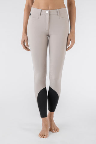 Equiline riding breeches ladies knee grip Atirk Beige