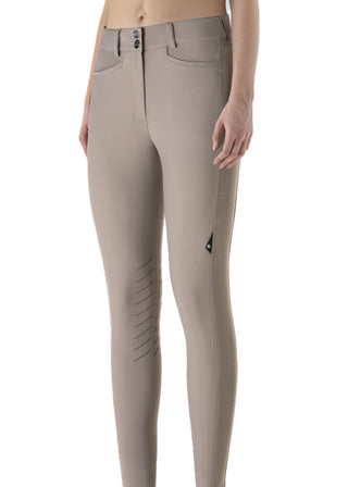Equiline riding breeches high waist knee grip ladies Casdikh Taupe