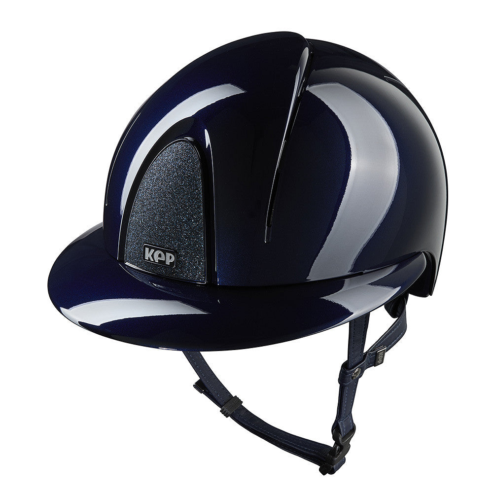 Kep Italia Paardrijhelm Smart Nova Polish Polo Klep Star Insert Blauw