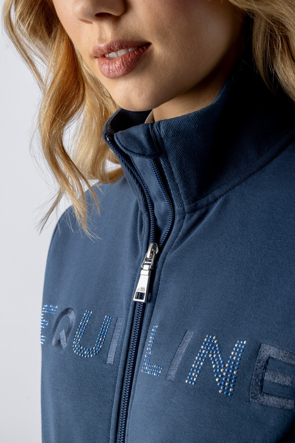 Equiline Full Zip Sweatshirt Women Enras Dark Denim – Horse Riders