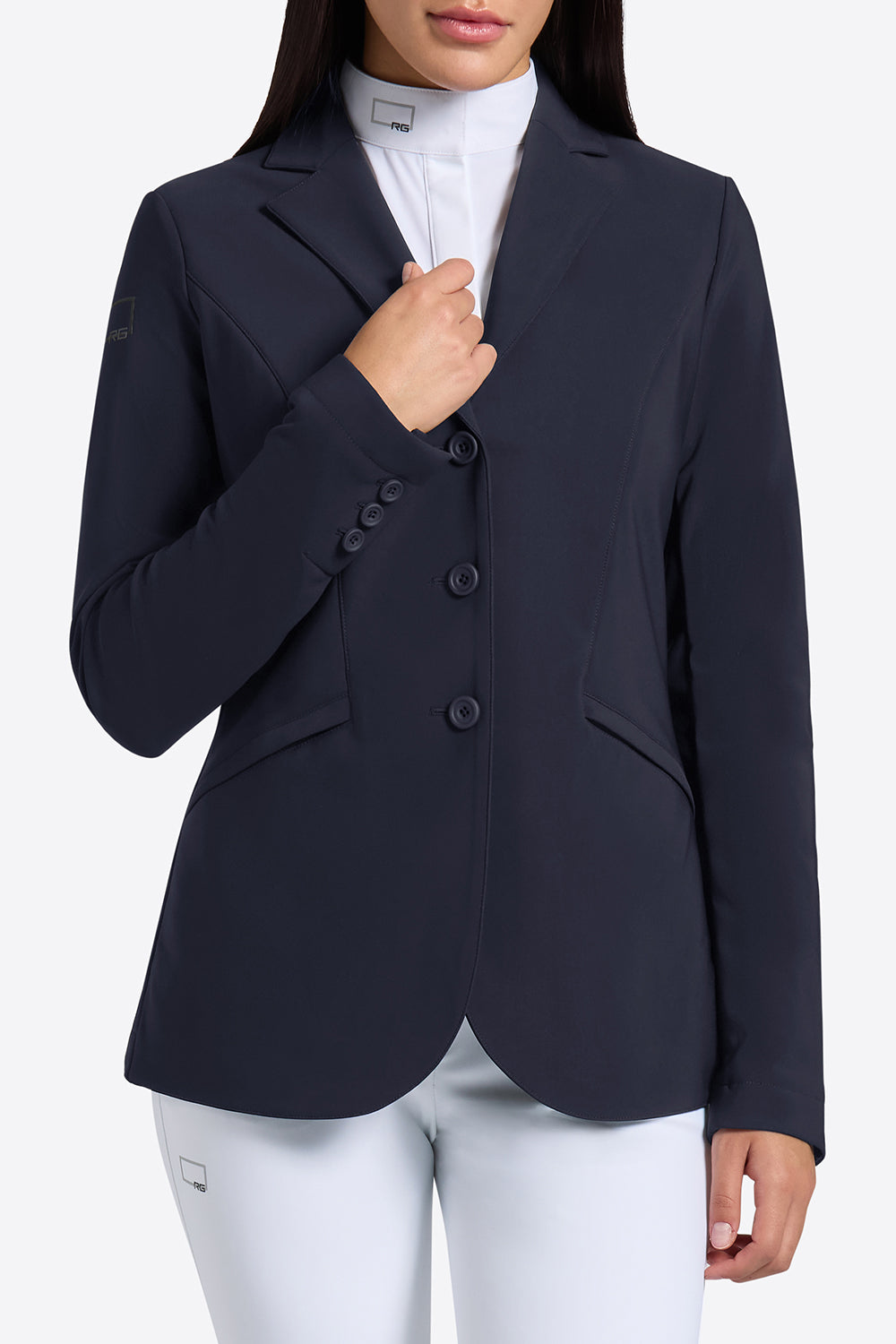 RG Competition Jacket Button Ladies Navy