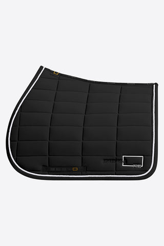 RG Saddle Pad Jersey Trim Jumping Black