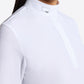 RG competition shirt Jacquard long sleeve women White