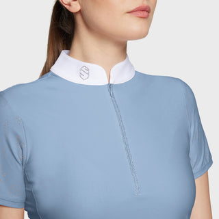 Samshield Competition Shirt Short Sleeves Women Aloise Air Cashmere Blue