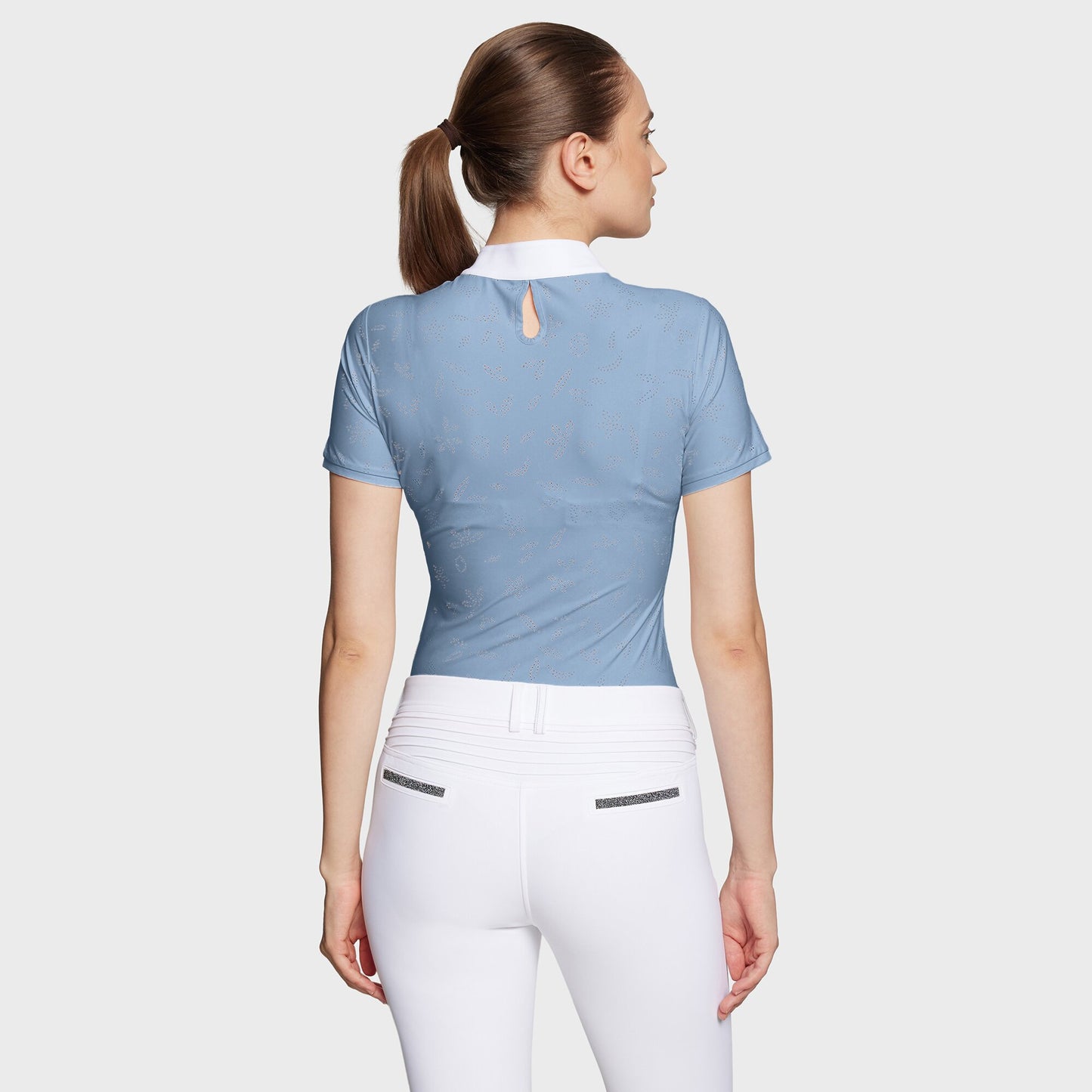 Samshield Competition Shirt Short Sleeves Women Aloise Air Cashmere Blue
