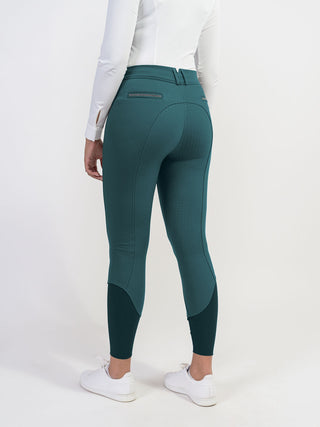 Samshield Riding Breeches Full Grip Ladies Celeste Starlight Winter Forest Green