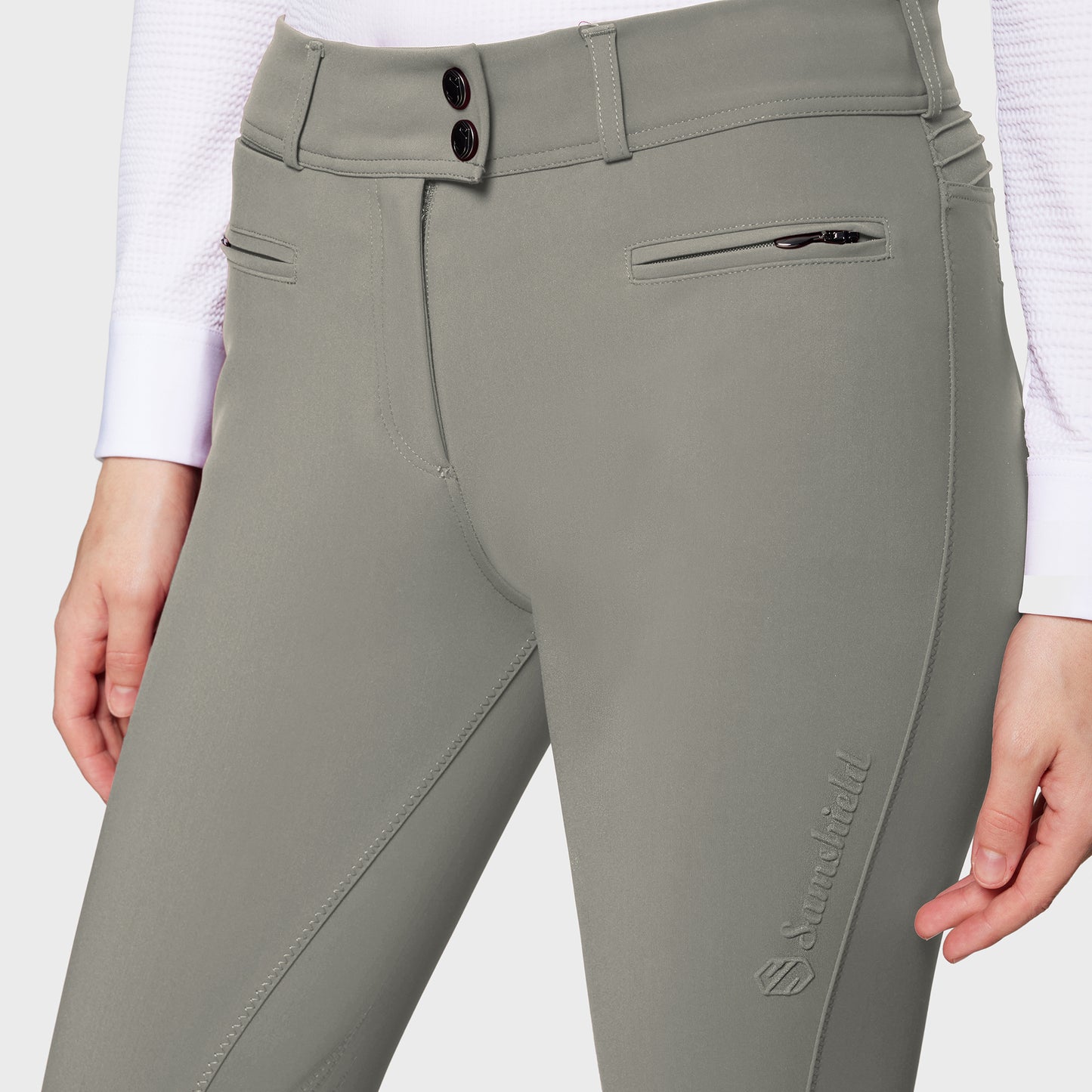 Samshield Riding Breeches Knee Grip Ladies Chloe Sauge