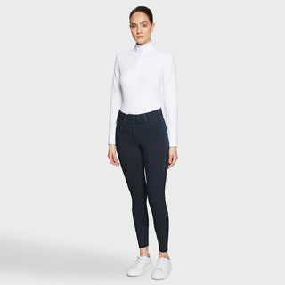 Samshield Riding Breeches Full Grip Ladies Claranova Ultra High Waist Navy