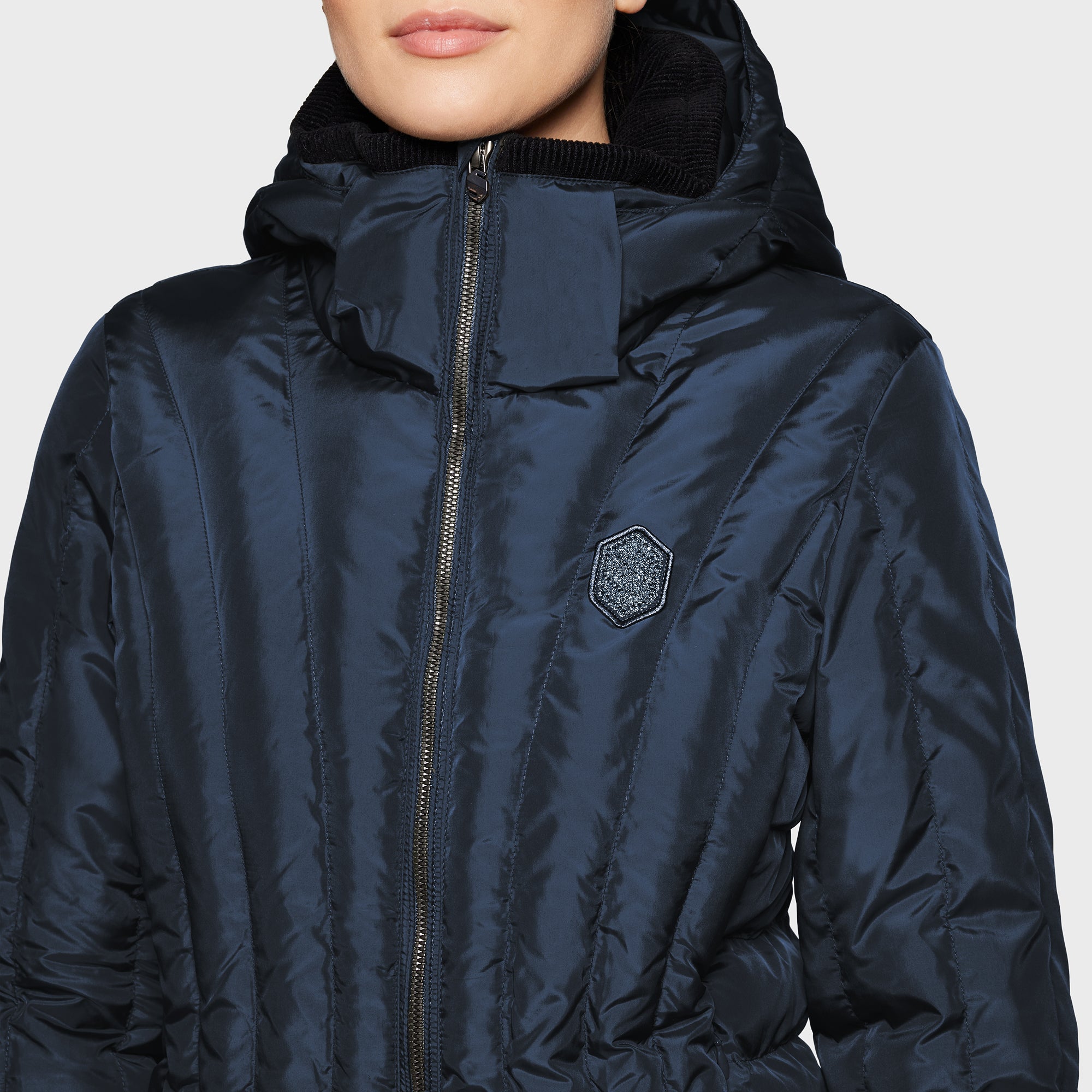 Samshield gewatteerde jas dames Courchevel Navy
