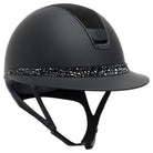 Samshield 2.0 Paardrijhelm Miss Shield Shadowmatt Black Matt 300 crystals Glacier Zwart