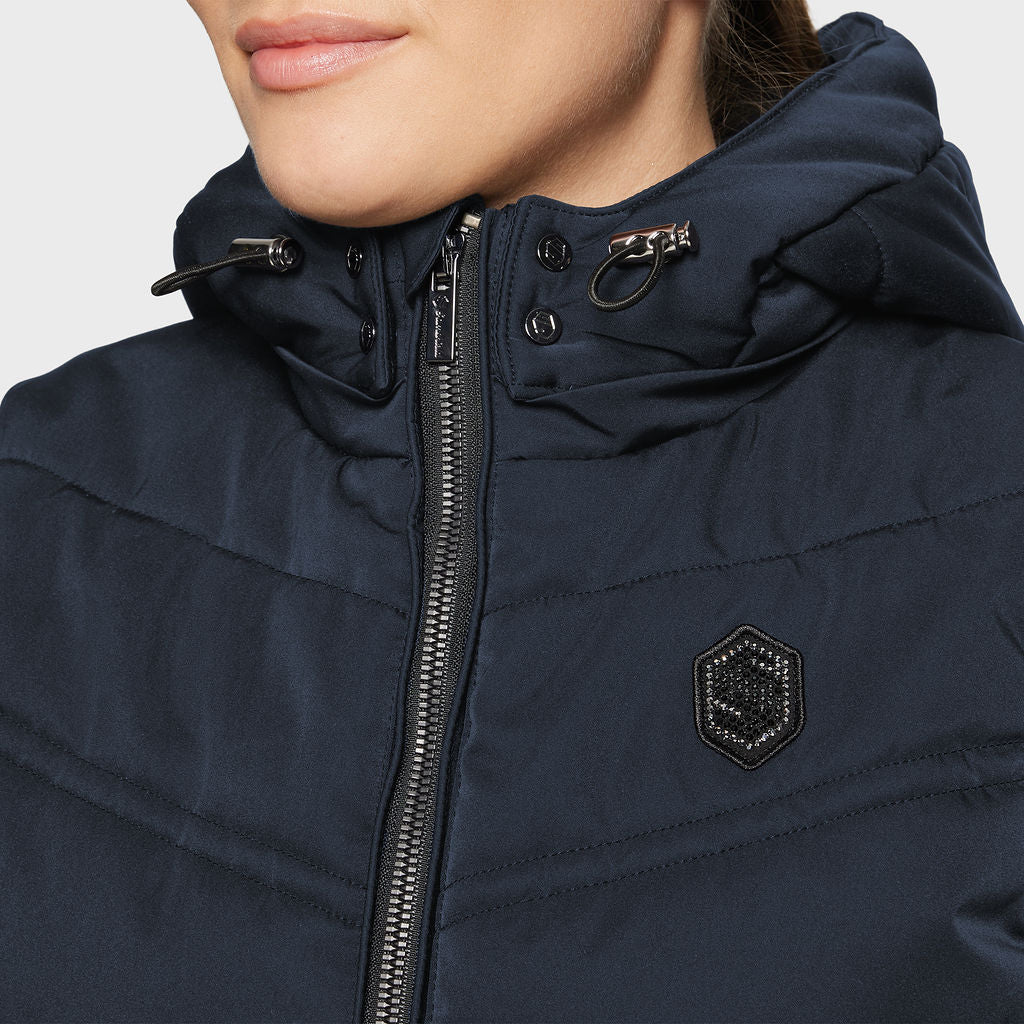 Samshield quilted vest women Val D' Isere Navy