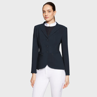 Samshield Riding Jacket Ladies Victorine Crystal Fabric Navy