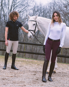 EGO7 Jumping EJ rijbroek dames knie grip Bordeaux