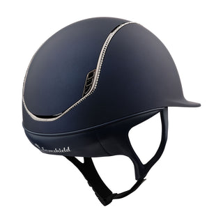 Samshield 2.0 Shadowmatt Riding Helmet 300 Swarovski crystals Navy