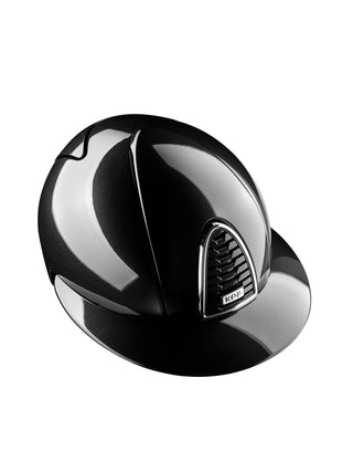 Kep Italia Paardrijhelm Cromo 2.0 Shine Polo Klep Zwart Chrome Frame