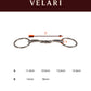 Velari Loose Ring Snaffle Double Jointed Sweet Copper 16 mm