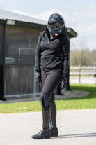 Tricolore paardrijlaarzen Puro Dress Patent Swarovski logo