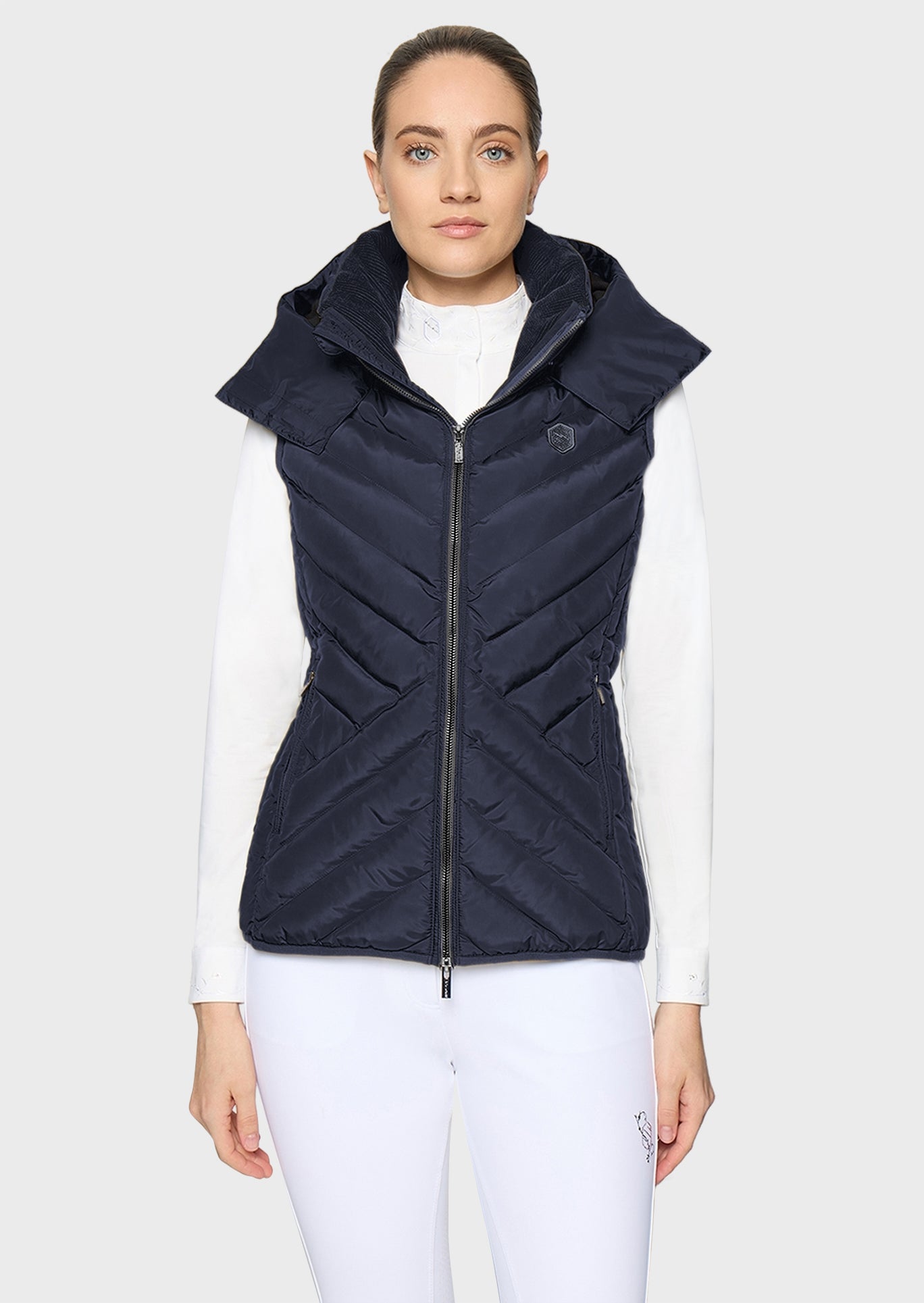 Samshield Puffer Vest Women Chamonix Navy