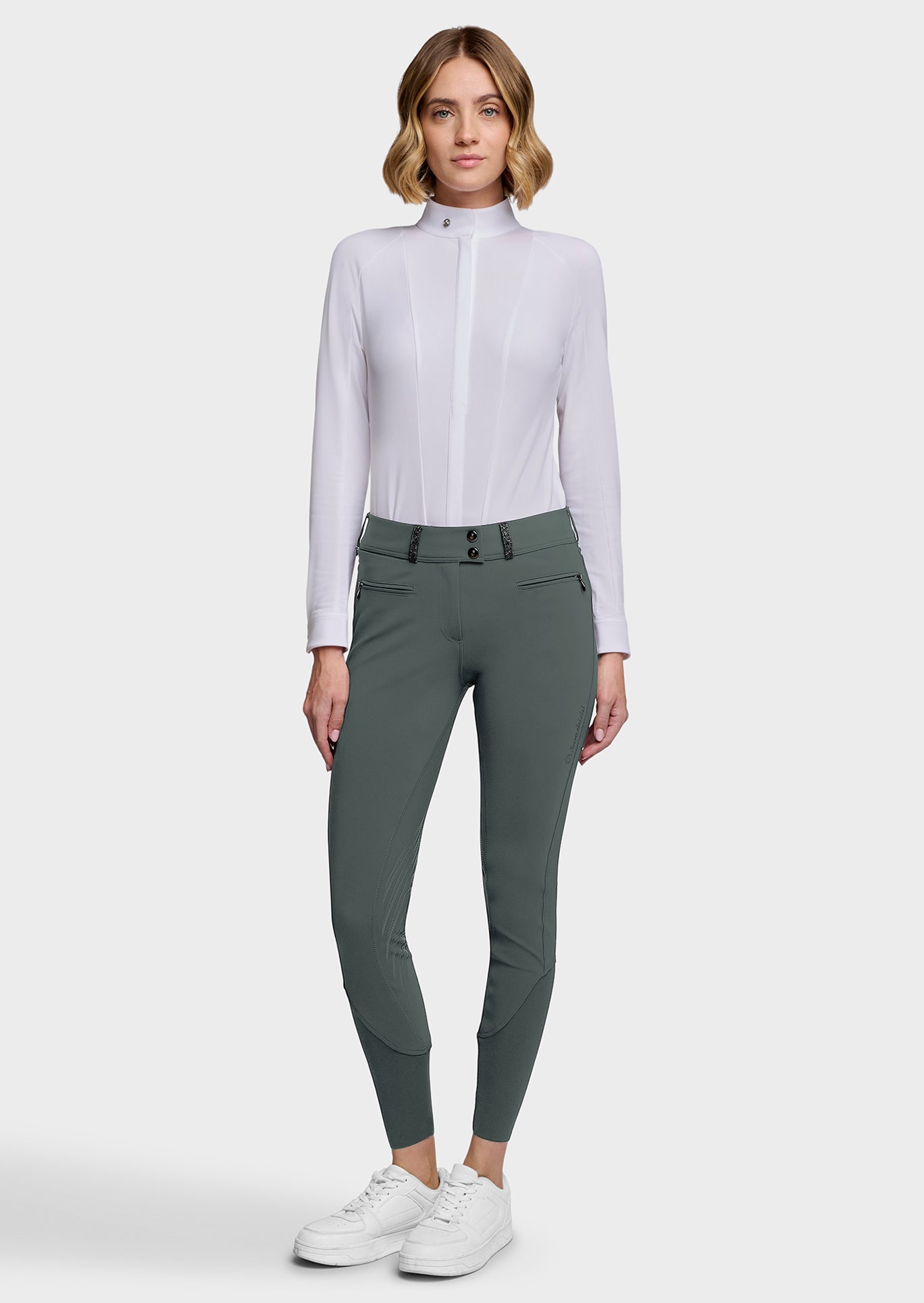 Samshield Breeches Knee Grip Women Chloe Crystal Dark Forest
