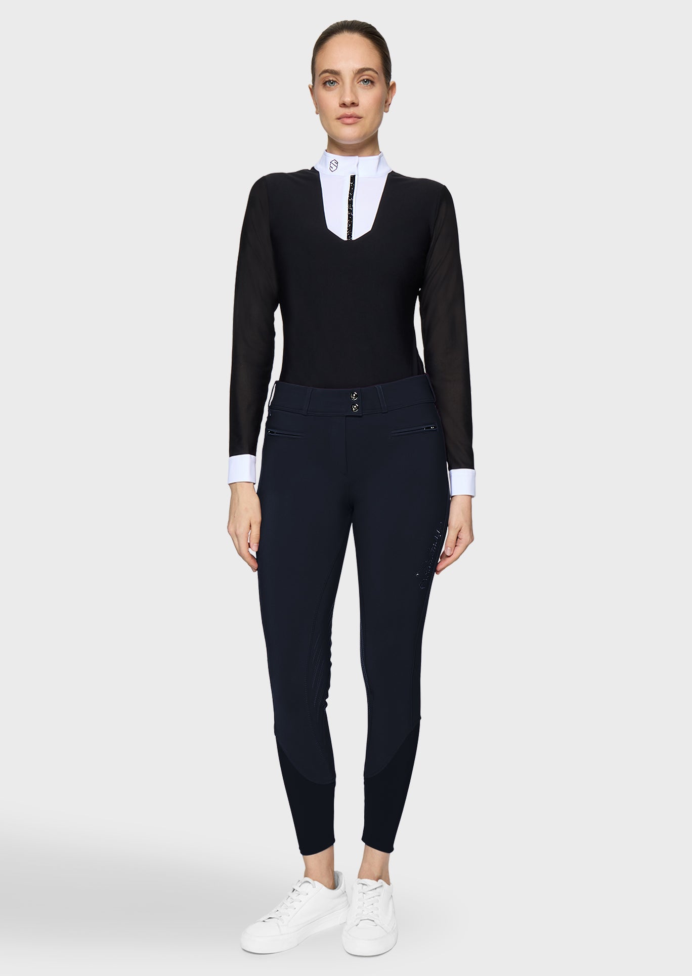 Samshield Breeches Full Grip Women Clara Floral Navy
