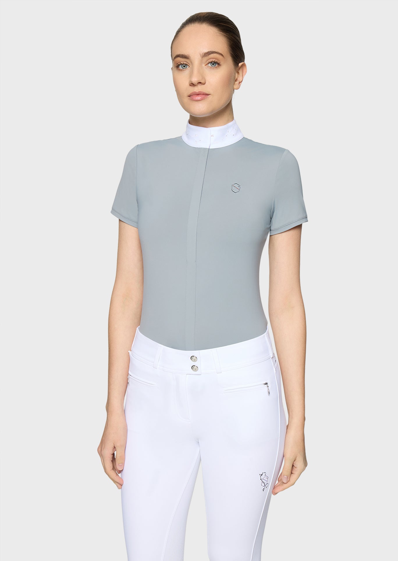 Samshield Show Shirt Short Sleeve Women Rosaline Grey