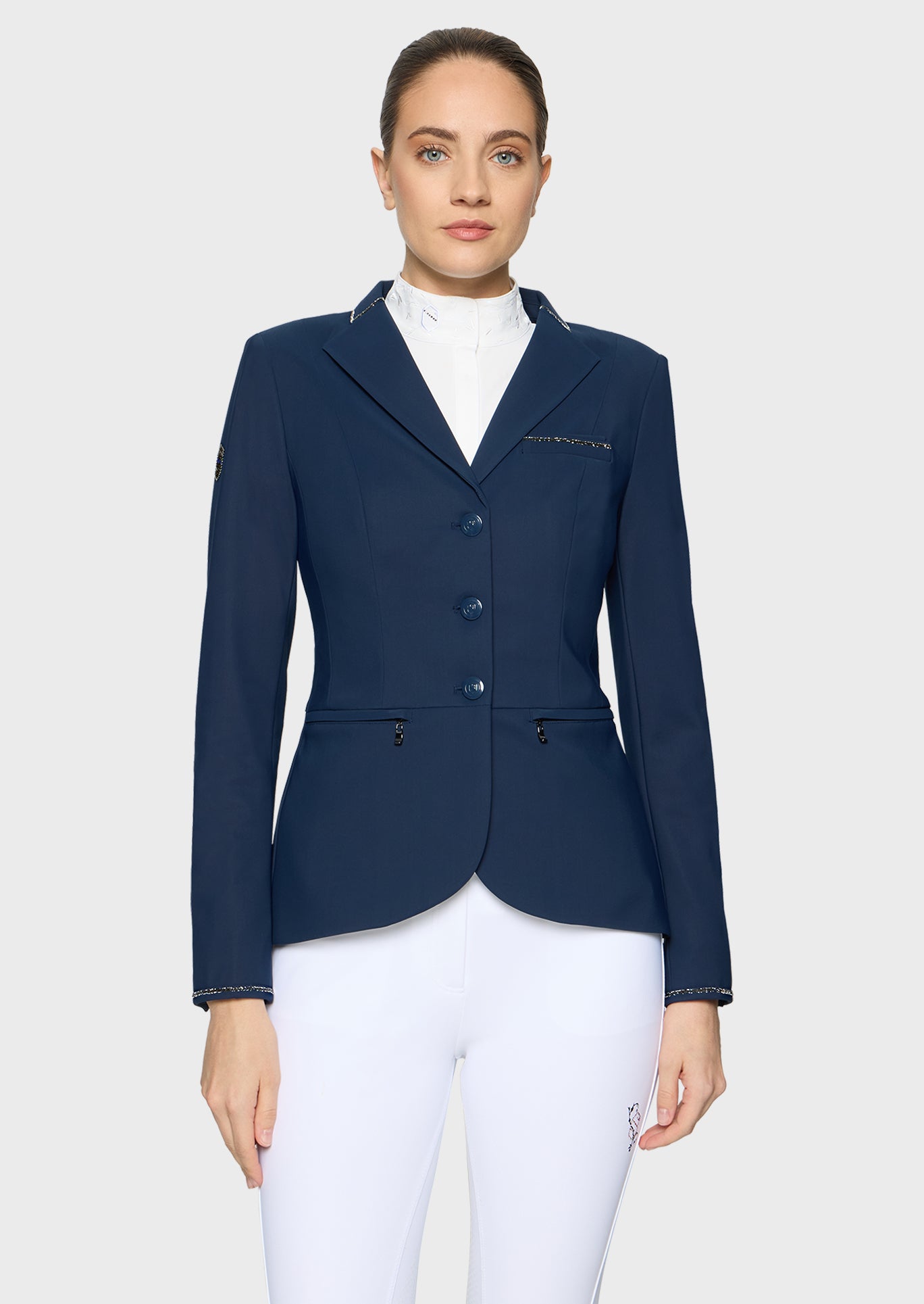 Samshield Show Jacket Women Victorine Crystal Fabric Cosmic Blue

