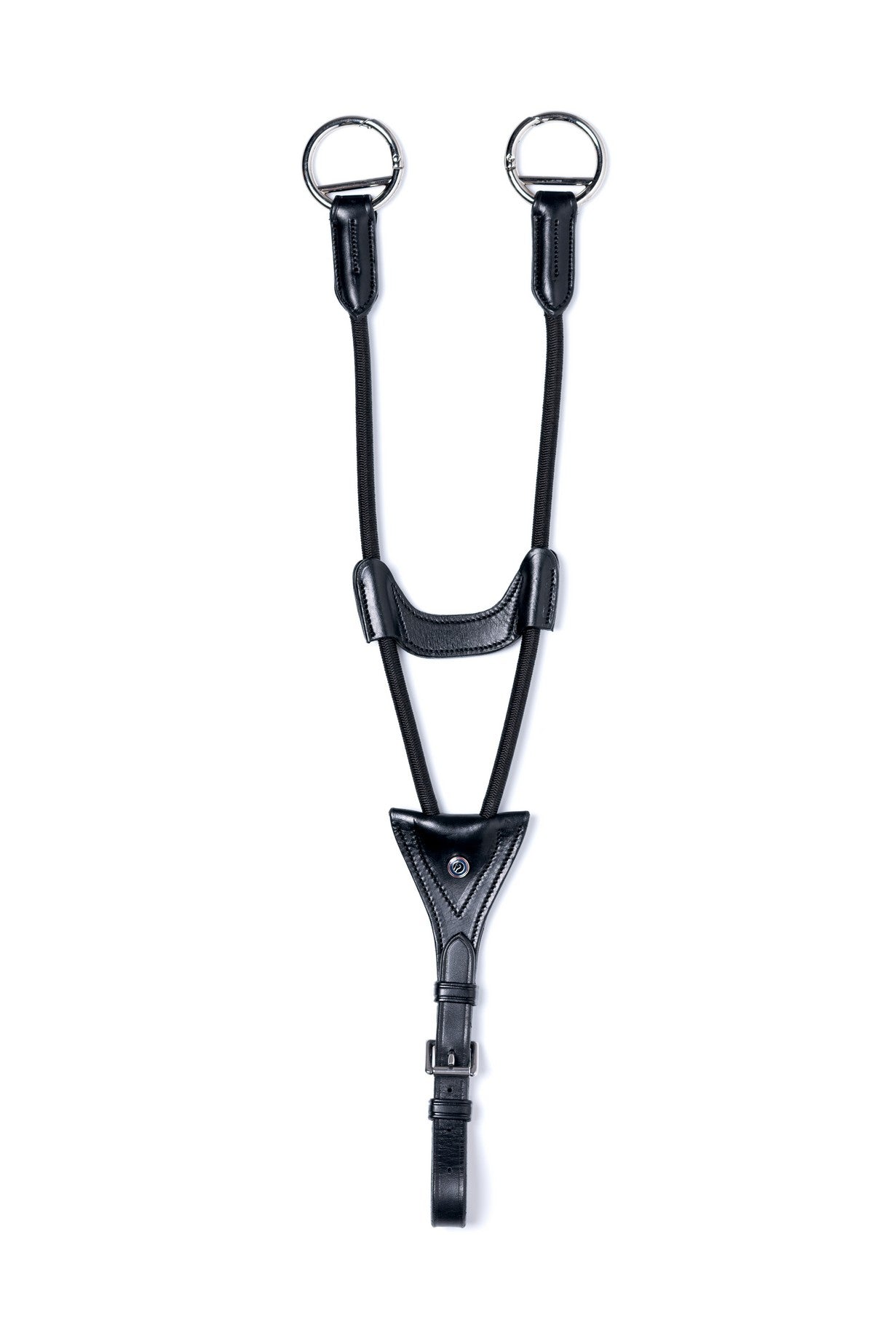 TRUST Valkenswaard elastic martingale attachment silver buckles Black