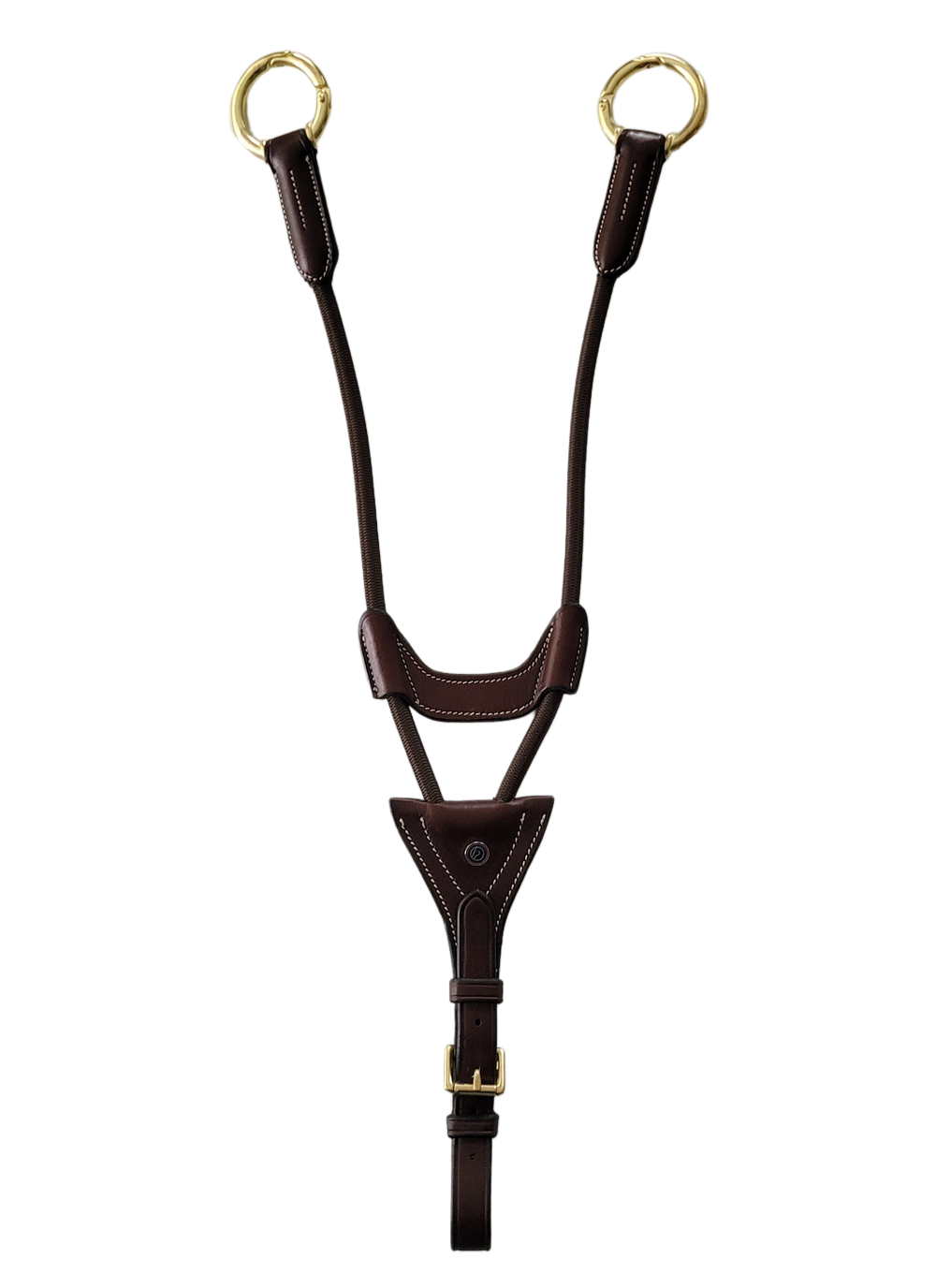 TRUST Valkenswaard elastic martingale attachment golden buckles Brown