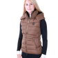 Samshield quilted vest women Chamonix Camel Metal Eclipse