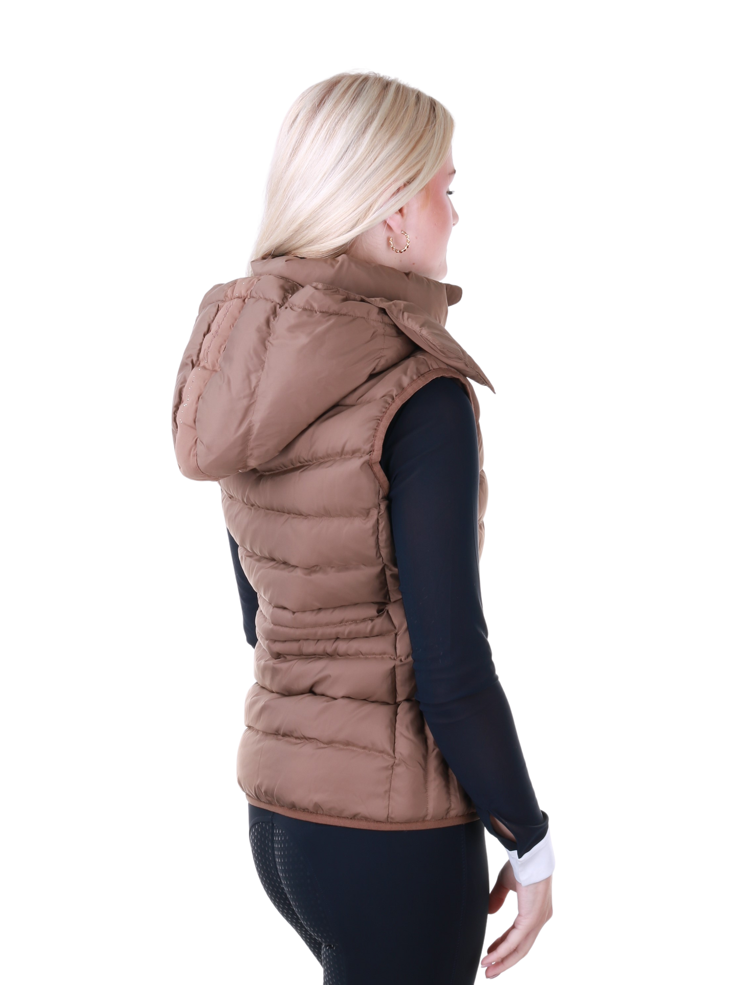 Samshield quilted vest women Chamonix Camel Metal Eclipse