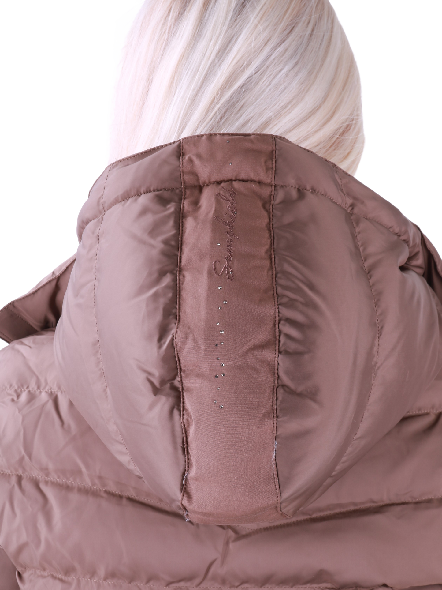 Samshield Down Jacket Ladies Courchevel Camel Metal Eclipse