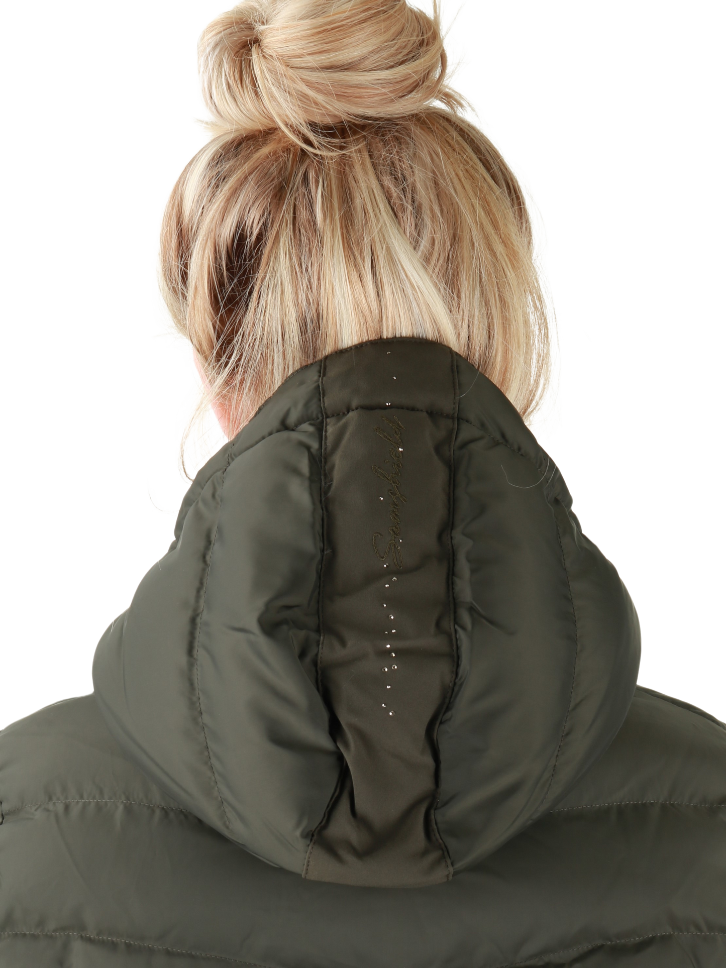 Samshield Down Jacket Ladies Courchevel Avocado Metal Eclipse