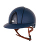 Kep Italia Riding Helmet Cromo 2.0  Matt Polo Peak Blue RAW Frame Beige Chin Strap