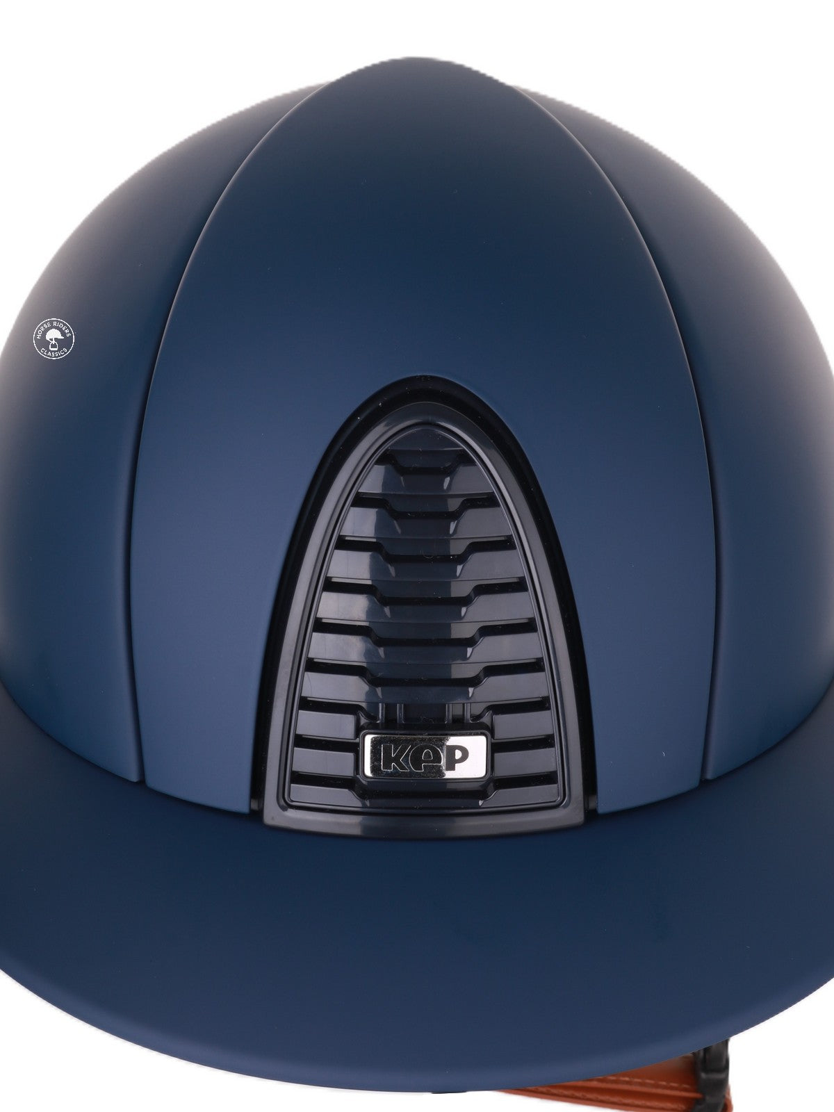 Kep Italia Riding Helmet Cromo 2.0  Matt Polo Peak Blue RAW Frame Beige Chin Strap