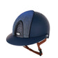 Kep Italia Riding Helmet Cromo 2.0  Matt Polo Peak Blue RAW Frame Galassia Light Blue Insert Beige Chin Strap