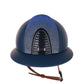 Kep Italia Riding Helmet Cromo 2.0  Matt Polo Peak Blue RAW Frame Galassia Light Blue Insert Beige Chin Strap