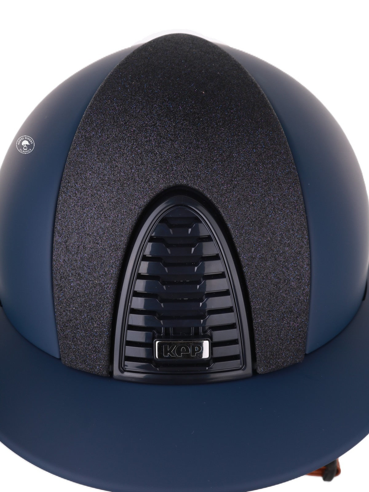 Kep Italia Riding Helmet Cromo 2.0  Matt Polo Peak Blue RAW Frame Star Blue Insert Beige Chin Strap