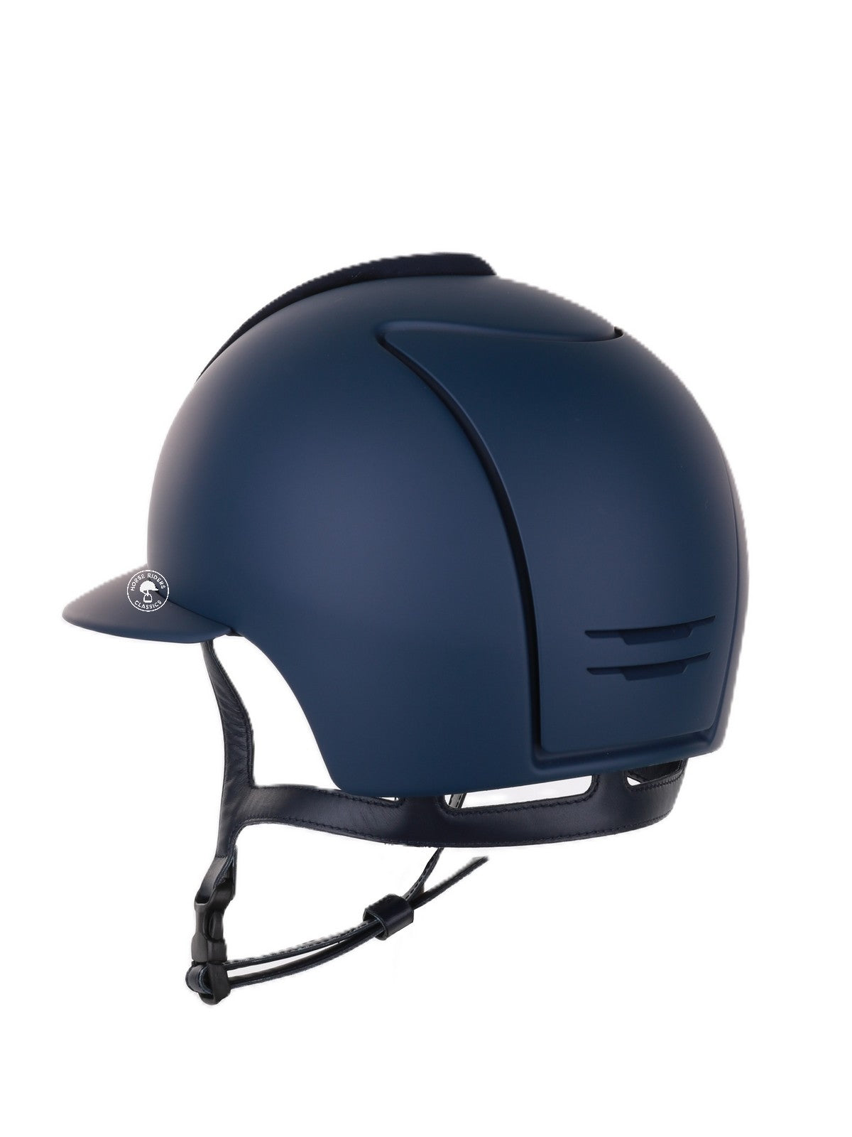 Kep Italia Riding Helmet Cromo 2.0  Matt Polo Peak RAW Frame Suede Insert Blue