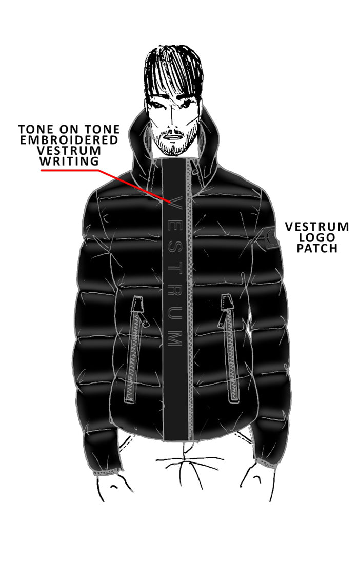 Vestrum padded jacket men Dobbiaco Black