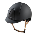 Kep Italia Paardrijhelm Smart Nova Textile Star Insert Beige Kinband Zwart