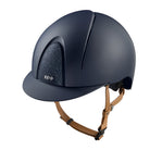 Kep Italia Paardrijhelm Smart Nova Textile Star Insert Beige Kinband Blauw