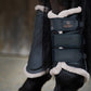 Eskadron Platinum Collection tendon boots faux leather Black